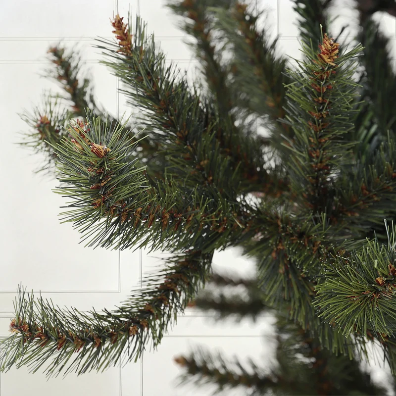Salcar Künstlicher Nordmanntannen Weihnachtsbaum – Ultra-realistisch, 180 cm / 210 cm, 1118 / 1512 Spitzen, Dicht & Langlebig für Innen- und Außenbereich