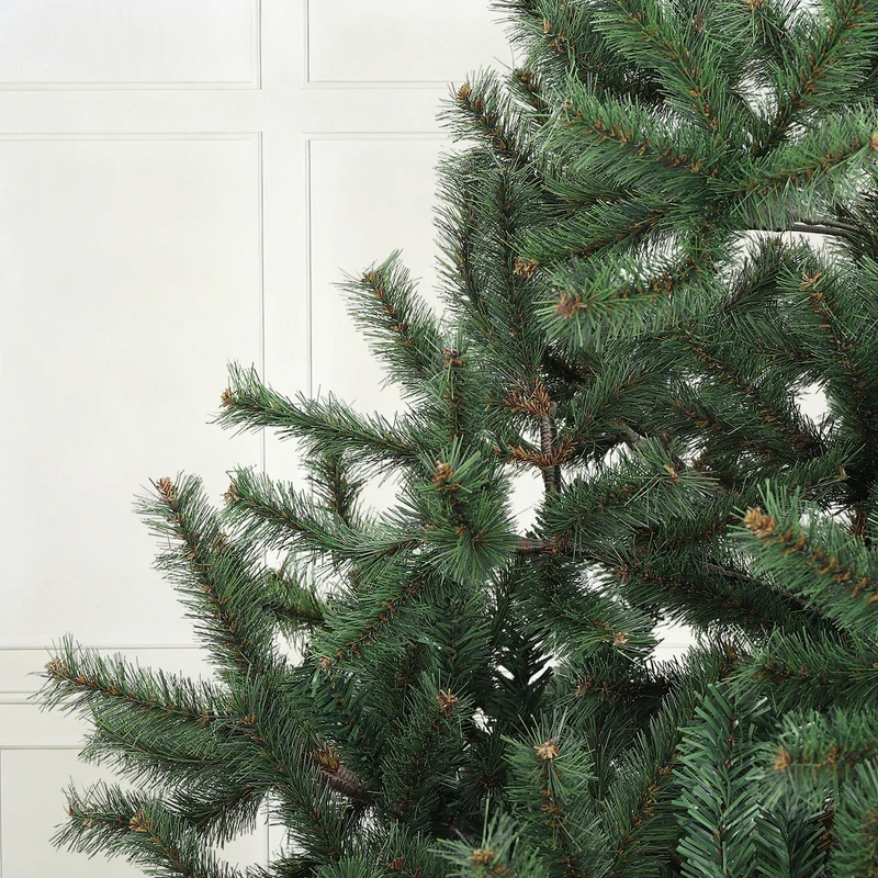 Salcar Künstlicher Weihnachtsbaum Nordmanntanne – Ultra-realistisch, 180 cm / 210 cm mit 1118 / 1512 Spitzen, Dicht & Robus, Für Innen- & Außenbereich