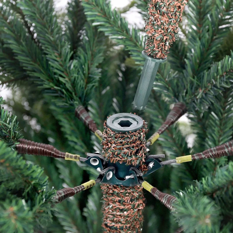 Salcar 180/210cm Künstlicher Weihnachtsbaum, 2525/3557 Zweige, 74 % PE