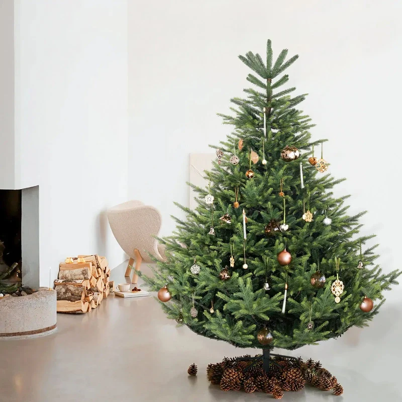 Salcar 180/210cm Künstlicher Weihnachtsbaum, 2525/3557 Zweige, 74 % PE