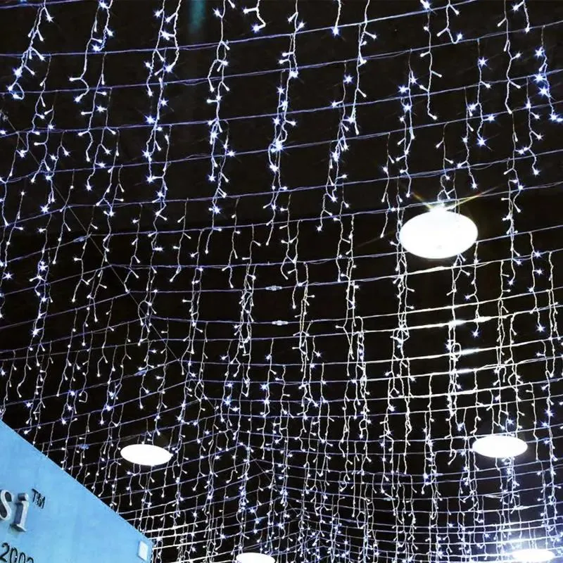 Salcar 2m/ 5m / 10m LED Eisregen Lichterkette, 80/ 200 / 400 LEDs, 31V GS-zertifizierte Stromversorgung