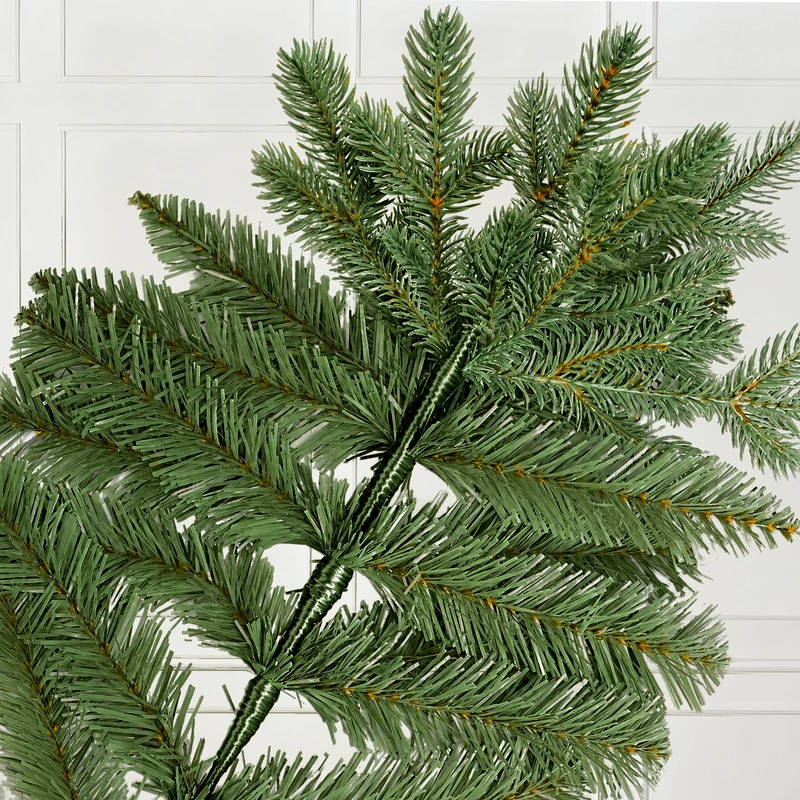 Salcar Künstlicher Weihnachtsbaum Fichte – Dunkelgrün, naturgetreu & extra dicht, PE & PVC, 150 / 180 / 210 cm