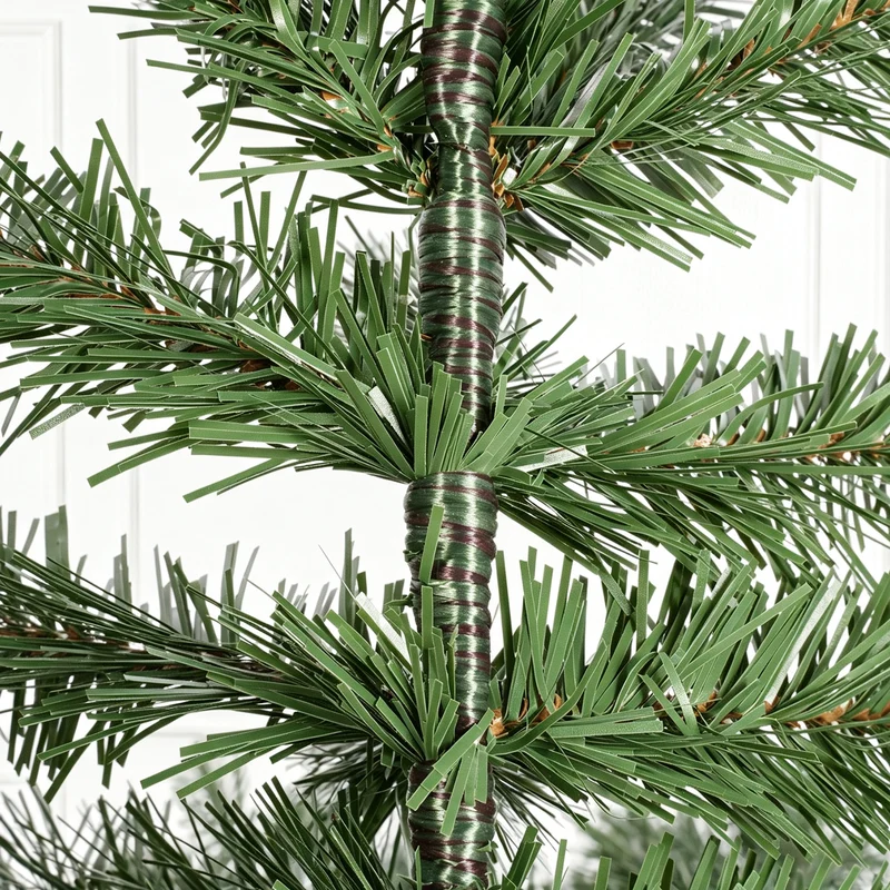 Salcar Künstlicher Weihnachtsbaum Nordmanntanne – PE & PVC, naturgetreuer Christbaum, 150/180/210 cm
