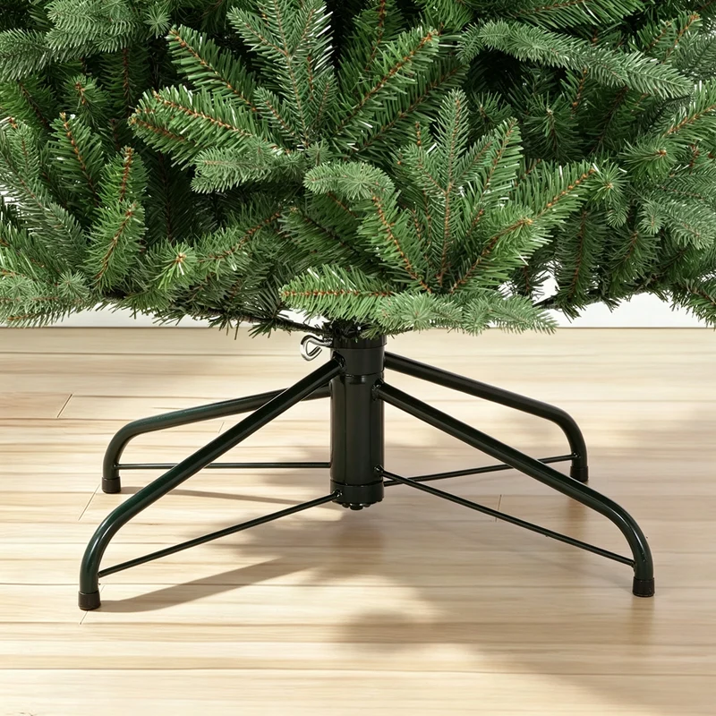 Salcar Künstlicher Weihnachtsbaum Nordmanntanne – PE & PVC, naturgetreuer Christbaum, 150/180/210 cm