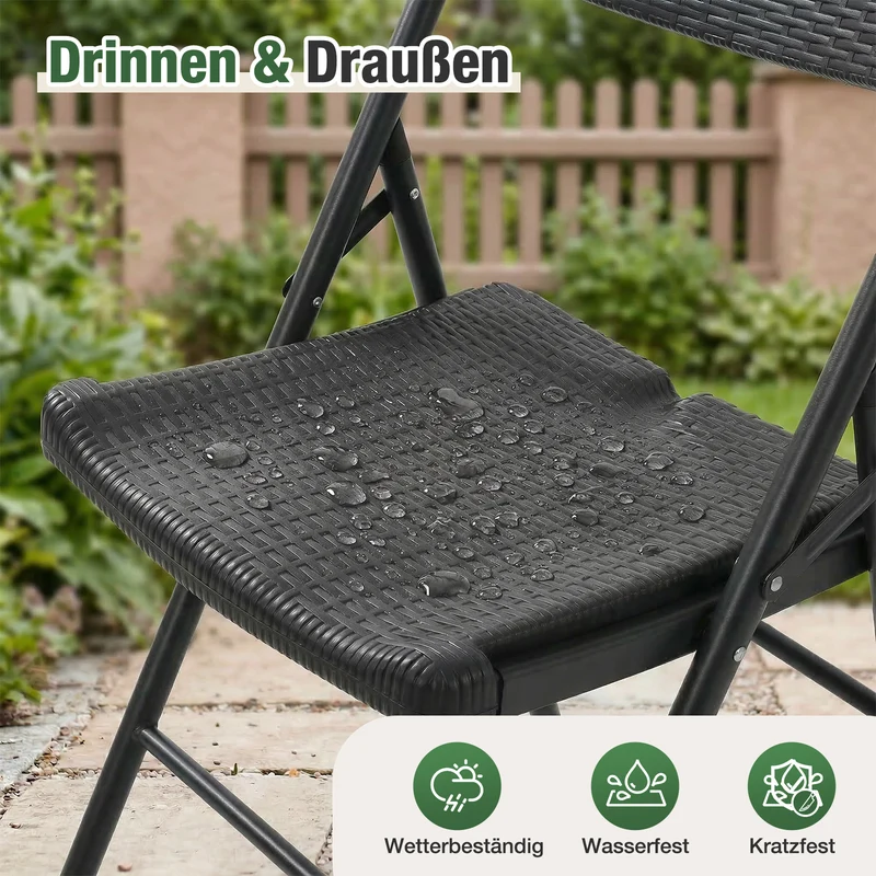 Sekey Klappstuhl – Klappbare Gartenstühle für Balkon, Terrasse & Garten (2er, 4er & 6er Sets)