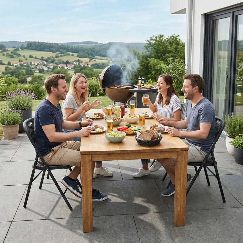 Sekey Klappstuhl – Klappbare Gartenstühle für Balkon, Terrasse & Garten (2er, 4er & 6er Sets)