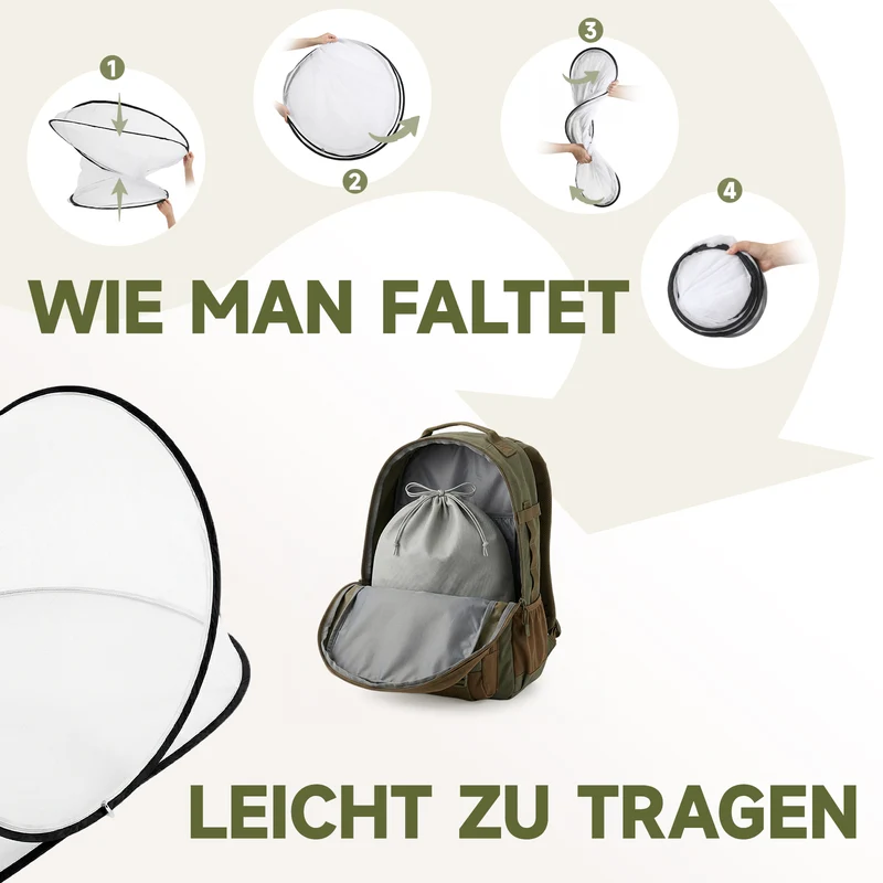 Sekey Pop Up Moskitonetz Bett 200×80×56 cm – Faltbares Reise-Mückennetz, Ultraleichtes Camping Bettzelt, 2 Reißverschlüsse, Insektenschutz für Indoor & Outdoor