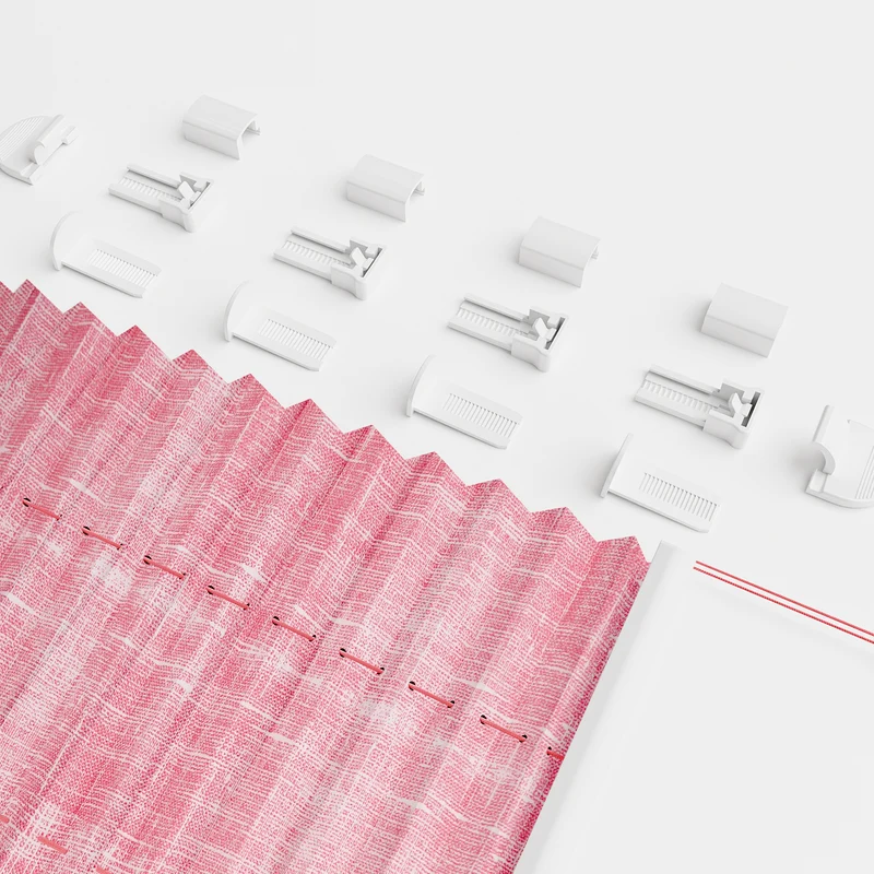 Sekey Plissee ohne Bohren Lichtschutz Rollo Klemmfix aus Vliesstoff für Fenster & Türen, Rosa