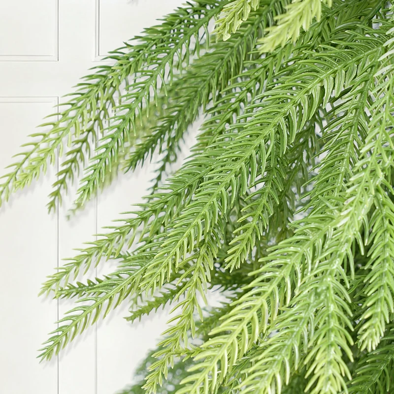 Salcar Künstlicher Weihnachtsbaum mit Holzständer – 100 % PE, zartgrün & naturgetreu – 120 cm / 150 cm, pflegeleicht & stabil