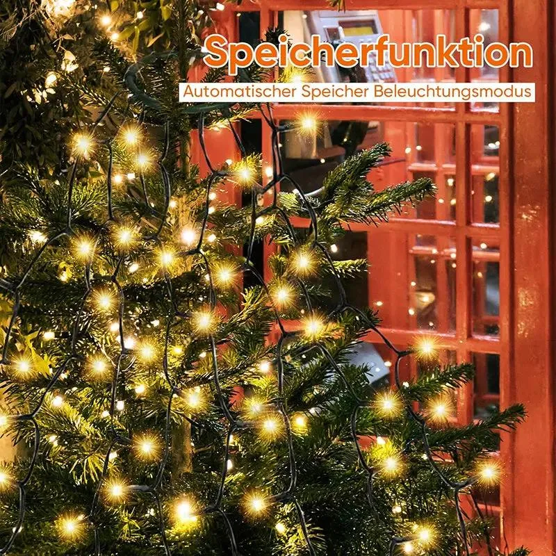 Salcar 1.5/ 2/ 3 m LED Lichterkette für Weihnachtsbaum, mit 10/ 12/ 14 Strängen, 250/ 420/ 490LEDs, mit Fernbedienung, 31VGS-zertifizierte Stromversorgung