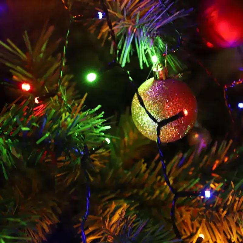 Salcar 0.6 m LED Lichterkette für Weihnachtsbaum, mit 8 Strängen, 48 LEDs