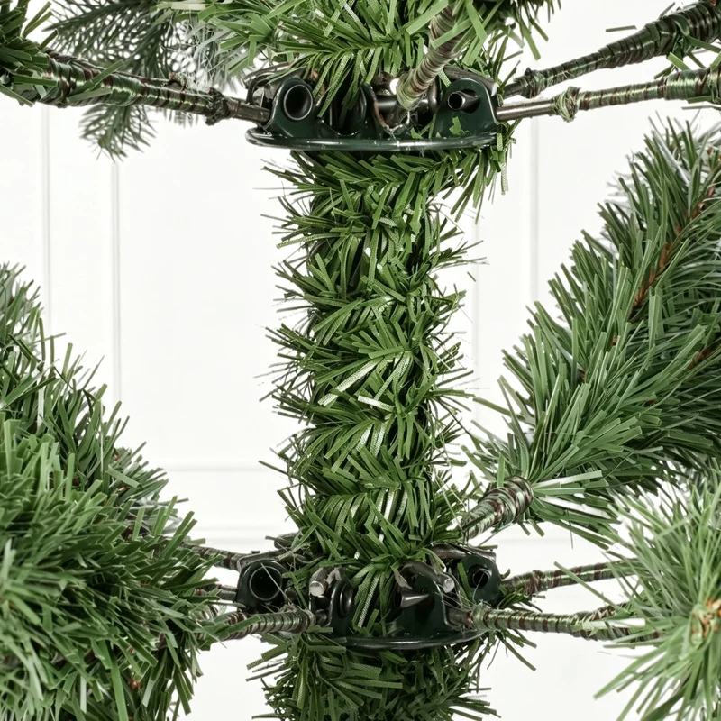 Salcar Künstlicher Weihnachtsbaum Nordmanntanne – PE & PVC, naturgetreuer Christbaum mit Topf oder Metallständer