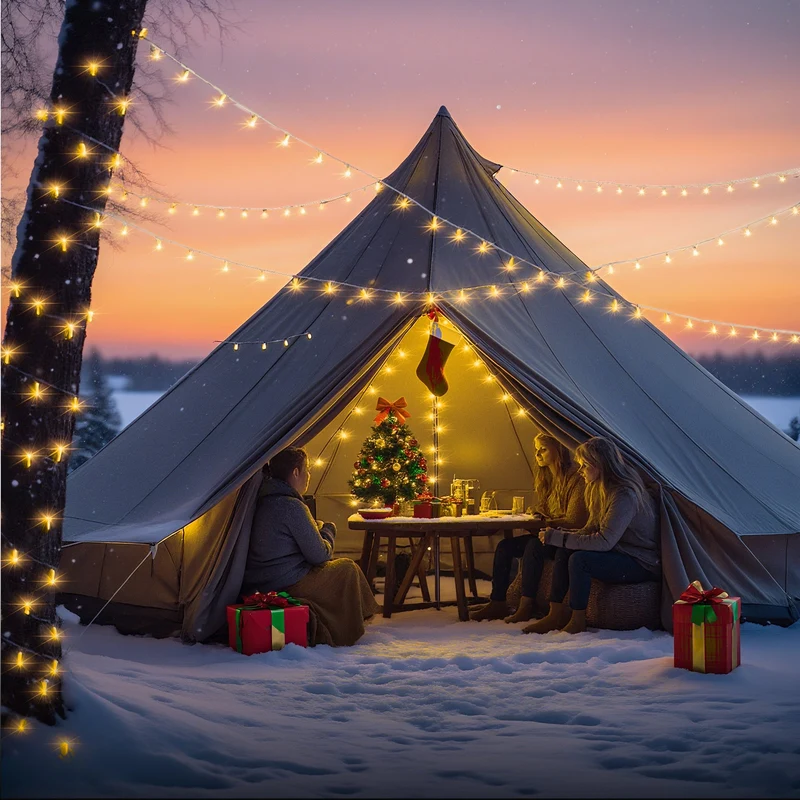 Salcar LED Lichterkette mit 5m/10m/15m/20m Länge – 50–300 LEDs, Fernbedienung, 8 Modi, Timer & IP44 Wasserdicht, für Weihnachtsdeko, Party, Hochzeit, Garten – Warmweiß