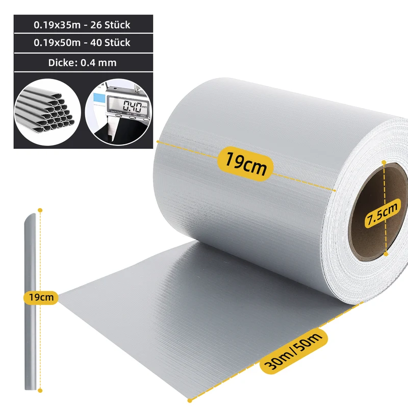 Sekey PVC Sichtschutzstreifen für Doppelstabmattenzaun – Sichtschutzband mit Befestigungsclips, UV-beständig & Wetterfest, Windschutz für Gartenzaun, Grau