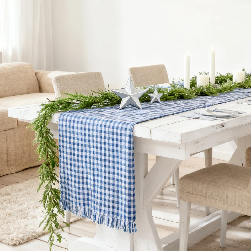 Salcar Künstliche Weihnachtsgirlande aus 100 % PE – Realistische Tannengirlande für Wand, Tür & Kamin – Langlebig & wiederverwendbar