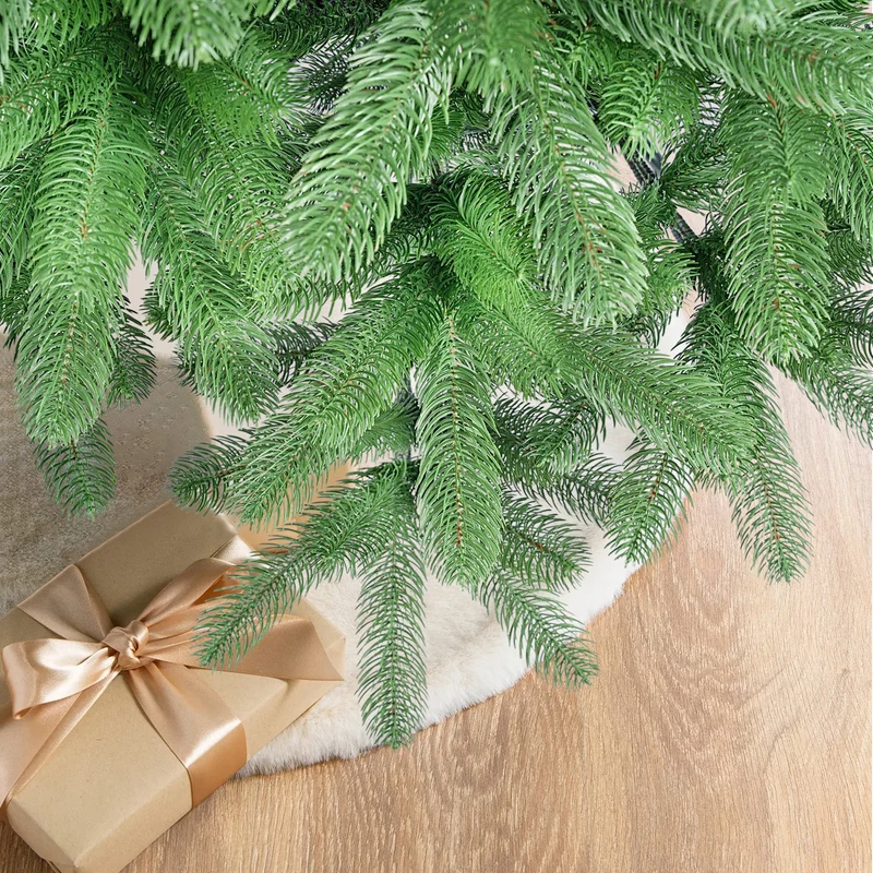 Salcar Künstlicher Weihnachtsbaum aus 100 % PE – Realistische Tannenzweige, dichter Look & stabiler Metallständer – 150 / 180 / 210 cm