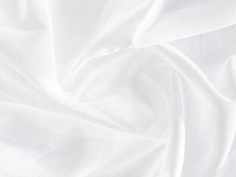 Fertiggardine Dagmar mit Universalband versch. Größen Vorhang Gardine weiß