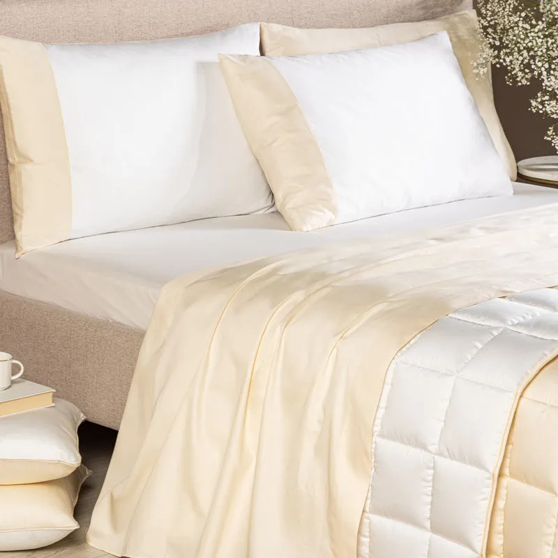 Completo Lenzuola Suite Double in Raso di cotone