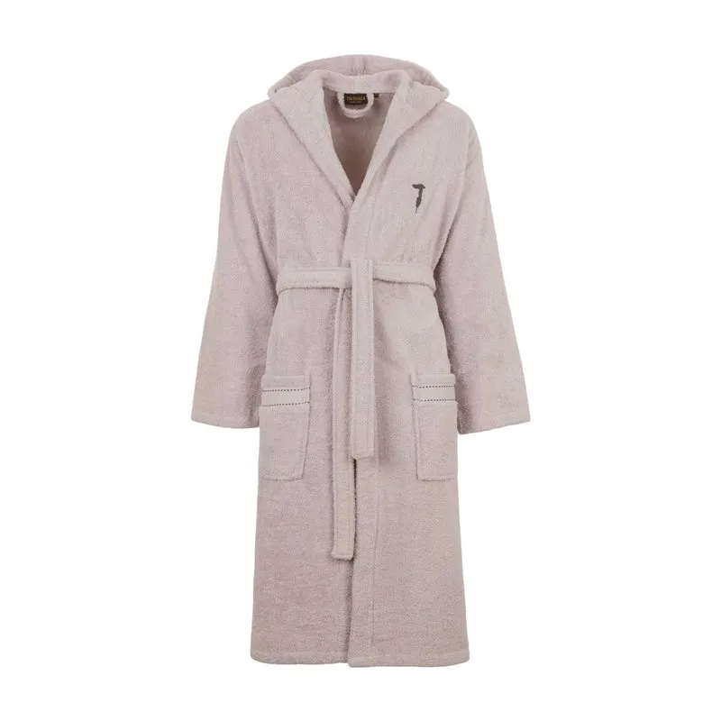 Accappatoio con Cappuccio ribbon in Cotone 380 gr/mq