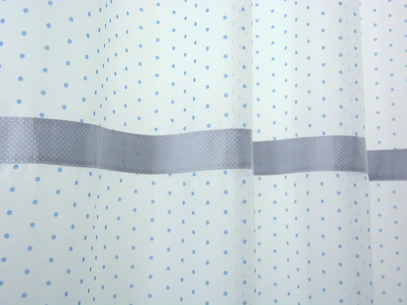 Ösenschal mit Perlenbesatz blau 140x245cm