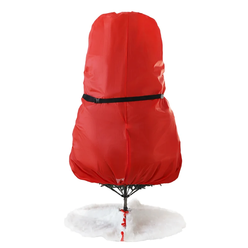 Salcar Weihnachtsbaum Aufbewahrung 138 × 185 cm – Weihnachtsbaumtasche für Bäume bis 2,4 m, mit Schnallen, Kordelzug & Kartenschlitz, Wasserdicht & Reißfest