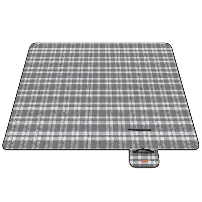 Sekey XXL Picknickdecke 200x200 cm – Waschbare & Schmutzabweisende Camping- und Stranddecke, Faltbar & Gepolstert für Outdoor, Park & Garten