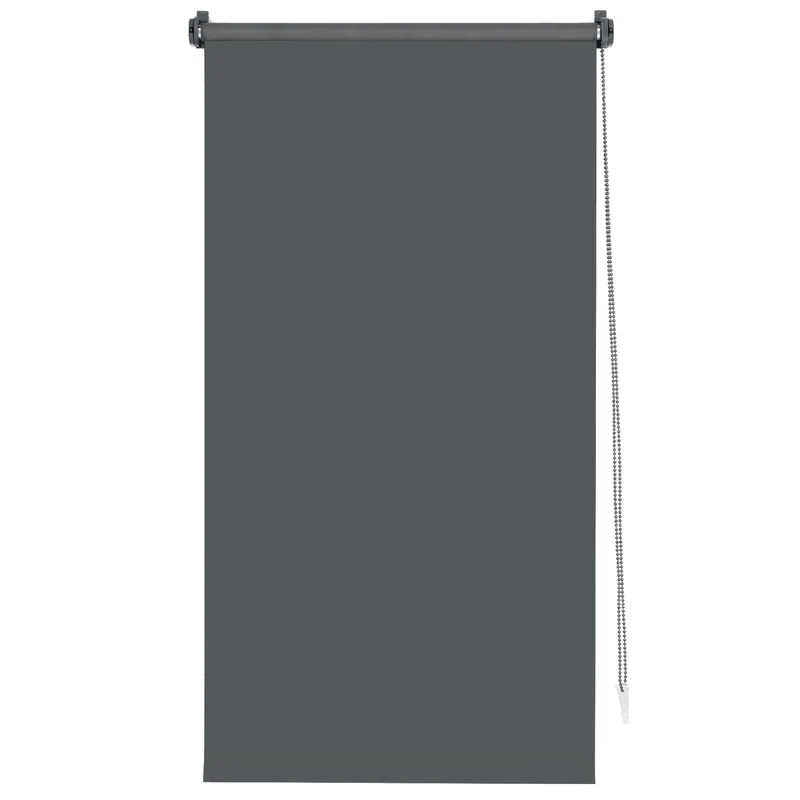 Salcar Thermorollo ohne Bohren Klemmfix Anthrazit – Verdunkelungsrollo für Fenster & Tür mit Thermobeschichtung, Sonnenschutz, Hitzeschutz & Sichtschutz