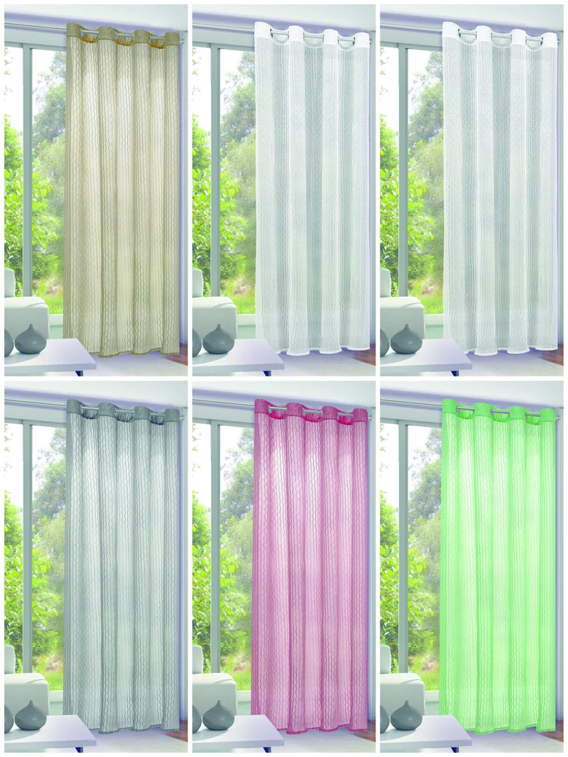 Ösenschal Otto BxH 135x245cm Crush Optik transparent versch. Farben