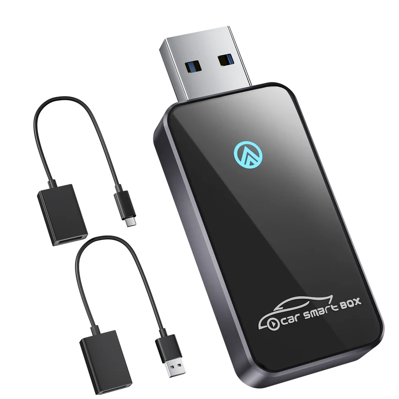 Salcar Kabelloser Android Auto Adapter – 2025 Upgrade, Wireless USB Dongle mit Dualband WiFi für stabile & unterbrechungsfreie Verbindung, kompatibel mit Android 11+