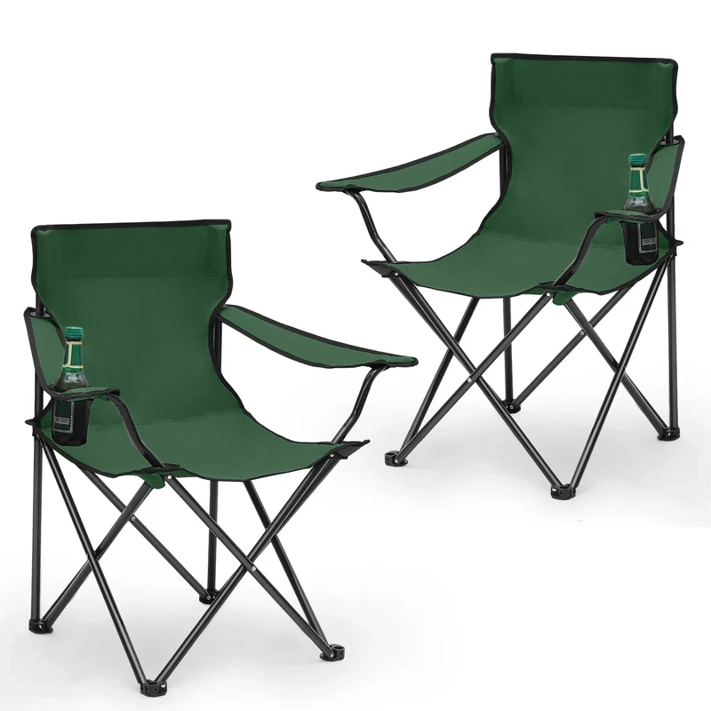 Sunula faltbarer Campingstuhl, ultraleicht, 1,65 kg, mit Getränkehalter, Tragetasche, kompakt klappbar, ideal für Camping, Garten und Ausflüge