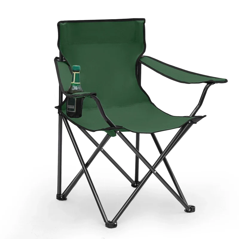 Sunula faltbarer Campingstuhl, ultraleicht, 1,65 kg, mit Getränkehalter, Tragetasche, kompakt klappbar, ideal für Camping, Garten und Ausflüge