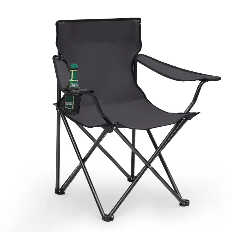 Sunula faltbarer Campingstuhl, ultraleicht, 1,65 kg, mit Getränkehalter, Tragetasche, kompakt klappbar, ideal für Camping, Garten und Ausflüge