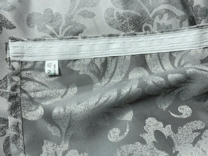Fertigschal Jasmin silber BxH 140x175/245cm