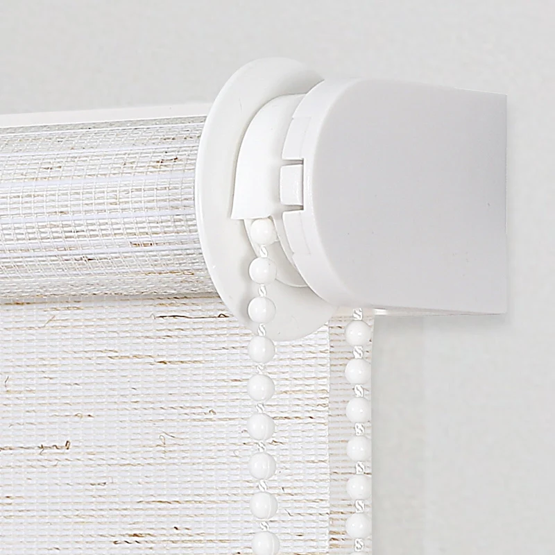 Sekey Stufenlos verstellbares Doppelrollo mit Klemmfix ohne Bohren, lichtdurchlässig & blickdicht, einfache Montage, ideal für Fenster in jedem Raum - Weiß