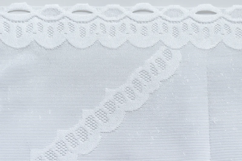 Bistro M Bogen Scheibengardine 2368 weiß