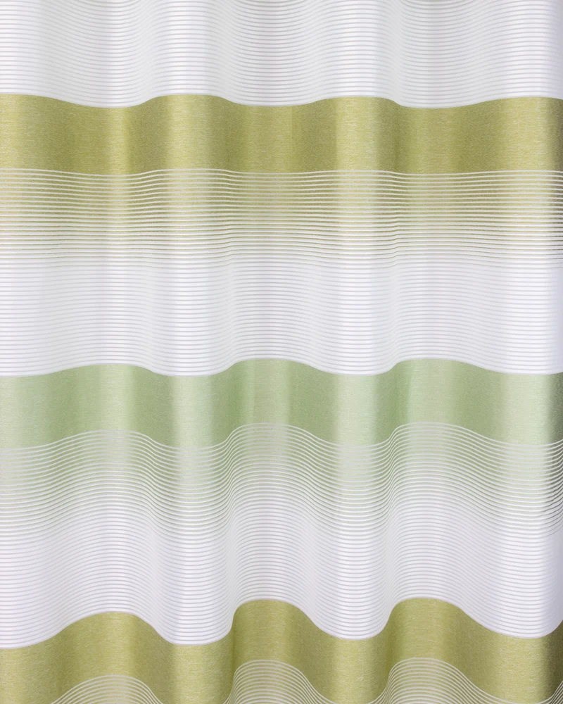 Ösenschal Deko Querstreifen grün 140x245cm 2421