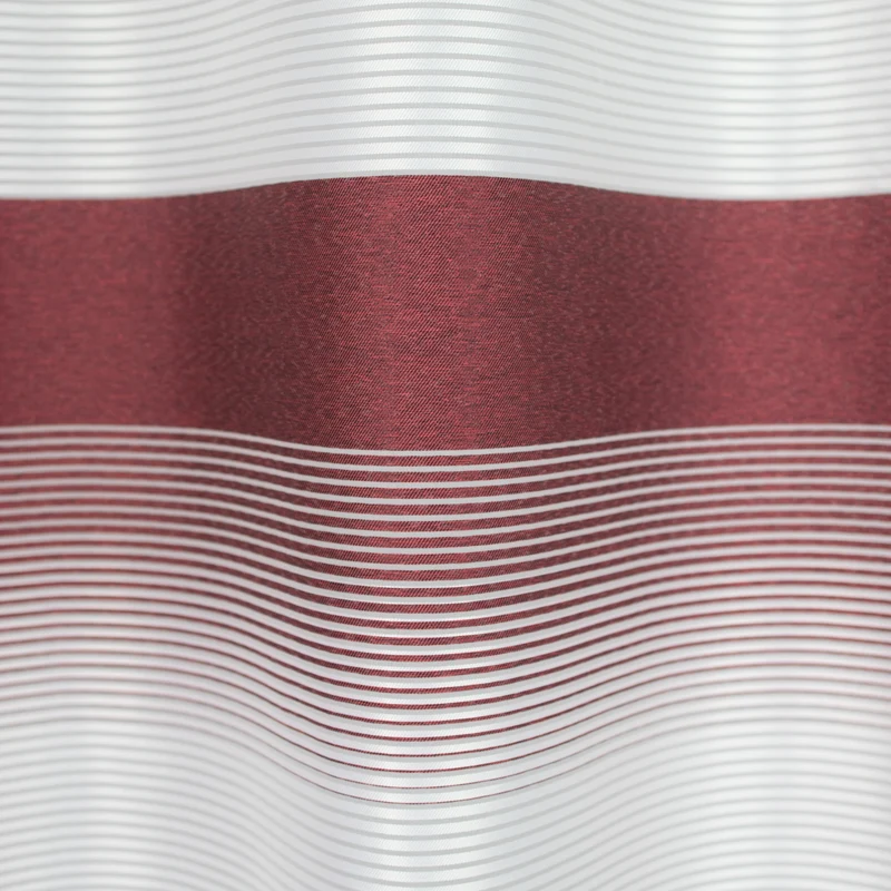 Ösenschal Deko Querstreifen rot bordeaux 140x245cm 2421