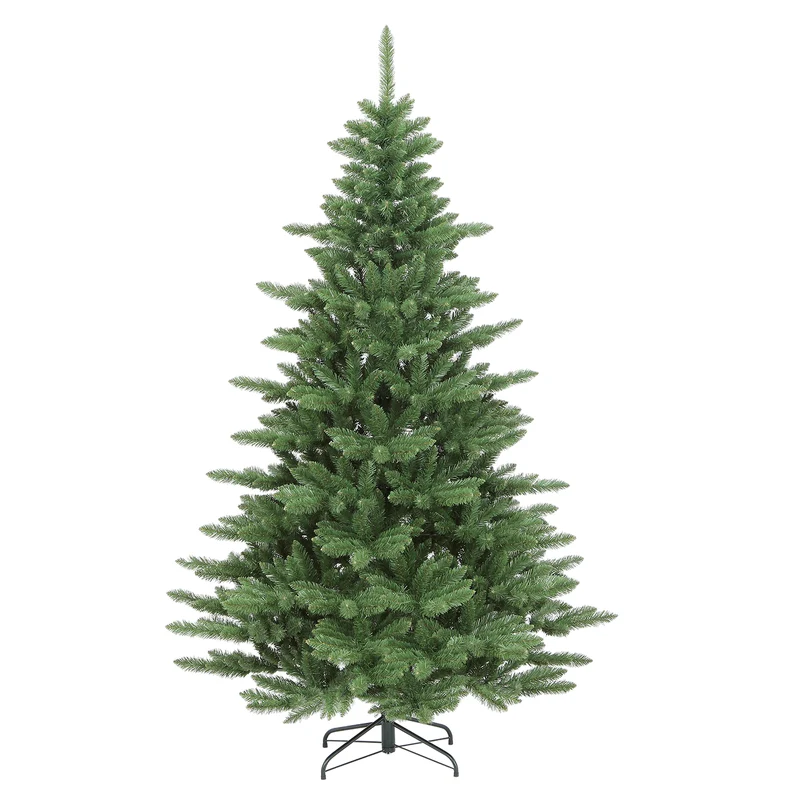 Salcar Künstlicher Weihnachtsbaum aus 100% PVC – Naturgetreuer Tannenbaum mit dichtem Nadelkleid, stabilem Standfuß & Handschuhen – Wiederverwendbar, Sicher & Umweltfreundlich