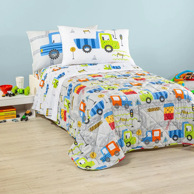 Copriletto Primaverile City Car in Cotone 80 gr/mq