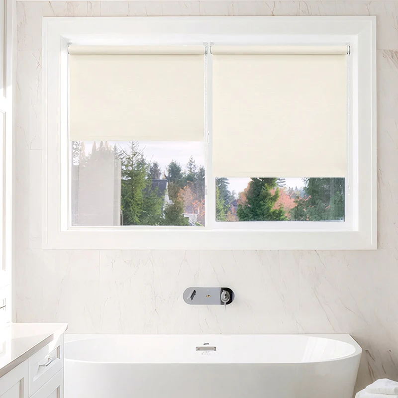 Sekey Klemmfix Verdunkelungsrollo ohne Bohren – Seitenzugrollo blickdicht, Sonnenschutz & UV-Schutz für Fenster (Stoffbreite = Bestellbreite)