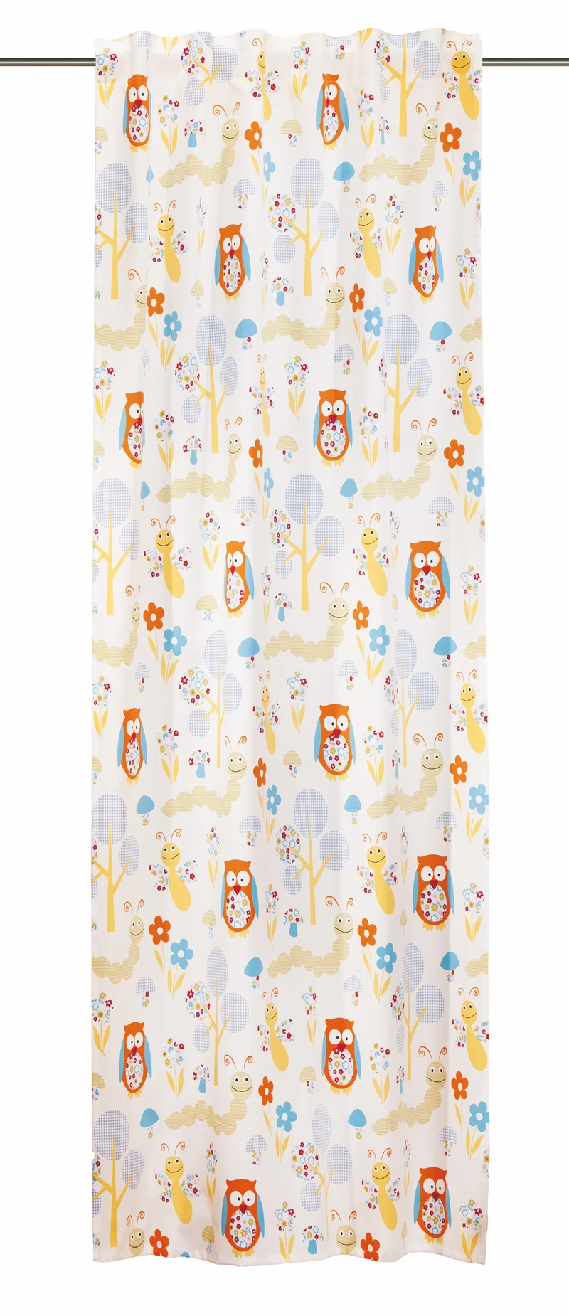 Schlaufenschal Raupe BxH 135x245cm creme bunt