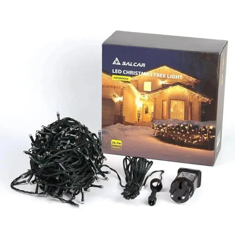 Salcar 2m Lichterkette, 20 LEDs, 31V GS-zertifizierte Stromversorgung, USB