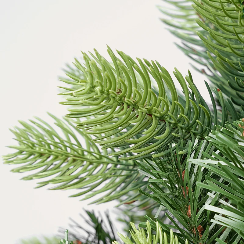 Salcar 150 cm/180 cm/210 cm Künstlicher Weihnachtsbaum – Realistische PE-Rundspitzen, Unsichtbare PVC-Zweige, Stabiler Metallständer, Perfekt für Innenbereich