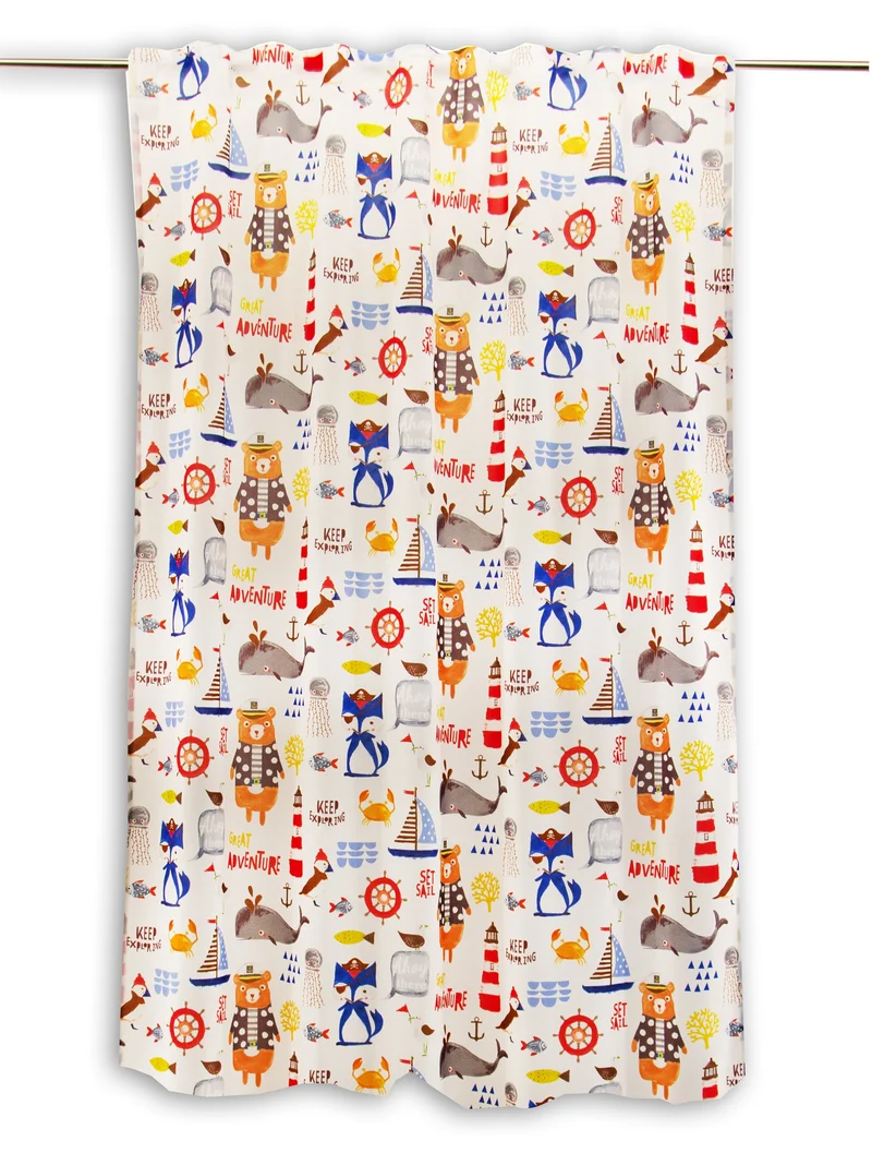 Schlaufenschal Ahoi weiß BxH 135x175/245cm