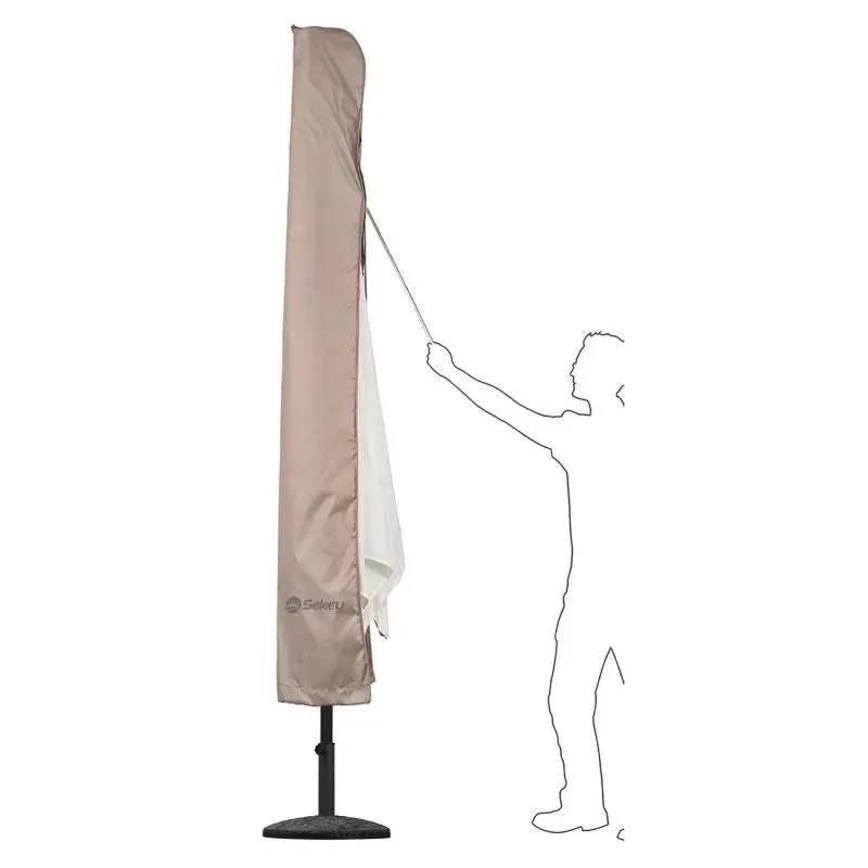 Sekey 220 x 30/50 cm Schutzhülle für 400 cm Sonnenschirm, aus Polyester-Gewebe