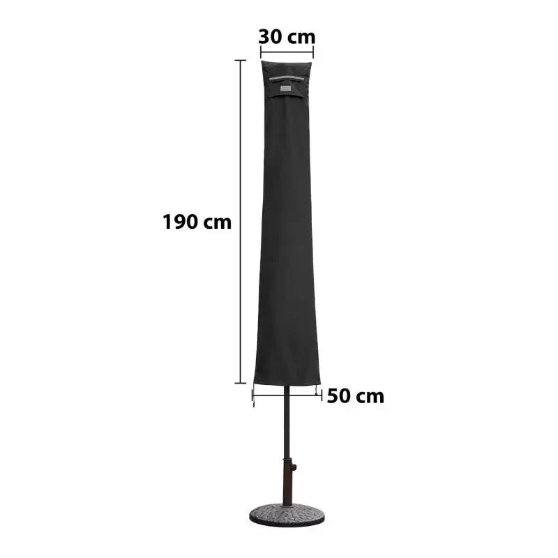 Sekey 190 x 30/50 cm Schutzhülle für 350 cm Sonnenschirm, aus Oxford-Gewebe