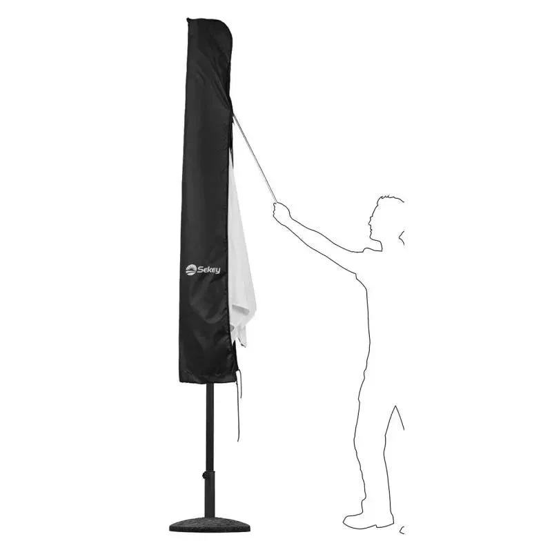 Sekey 190 x 30/50 cm Schutzhülle für 350 cm Sonnenschirm, aus Polyester-Gewebe