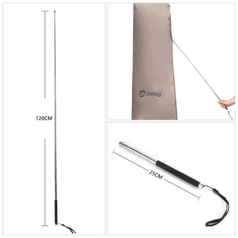 Sekey 265 x 48/70 cm Schutzhülle für 300 cm Ampelschirm, aus Polyester-Gewebe