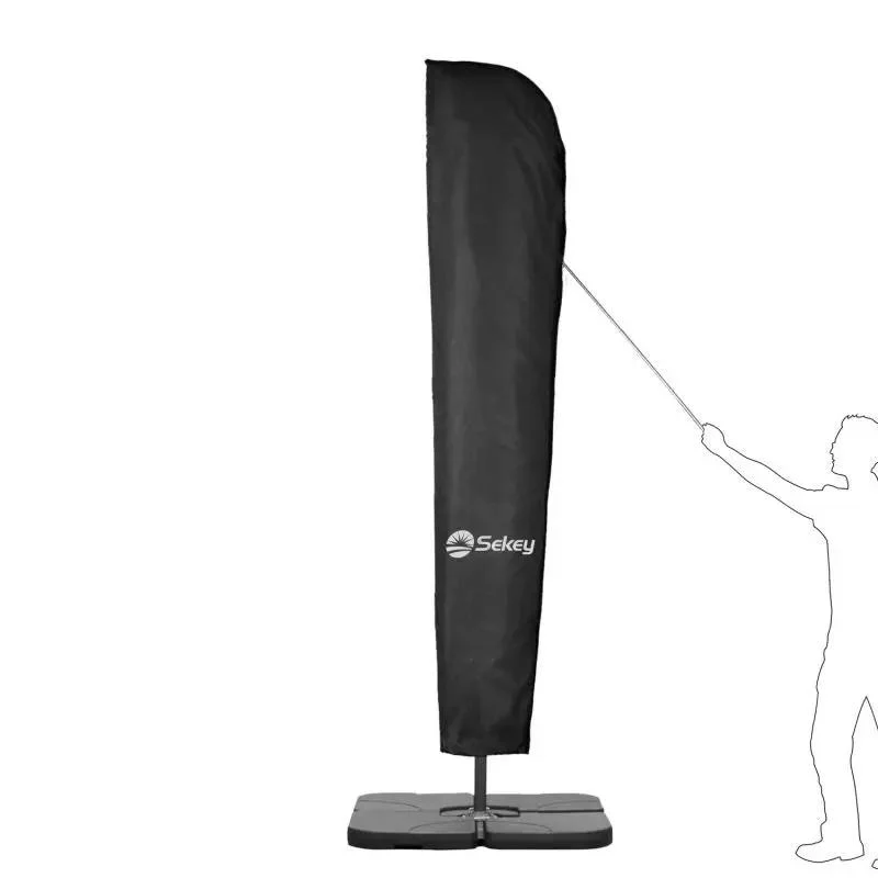 Sekey 265 x 48/70 cm Schutzhülle für 300 cm Ampelschirm, aus Polyester-Gewebe