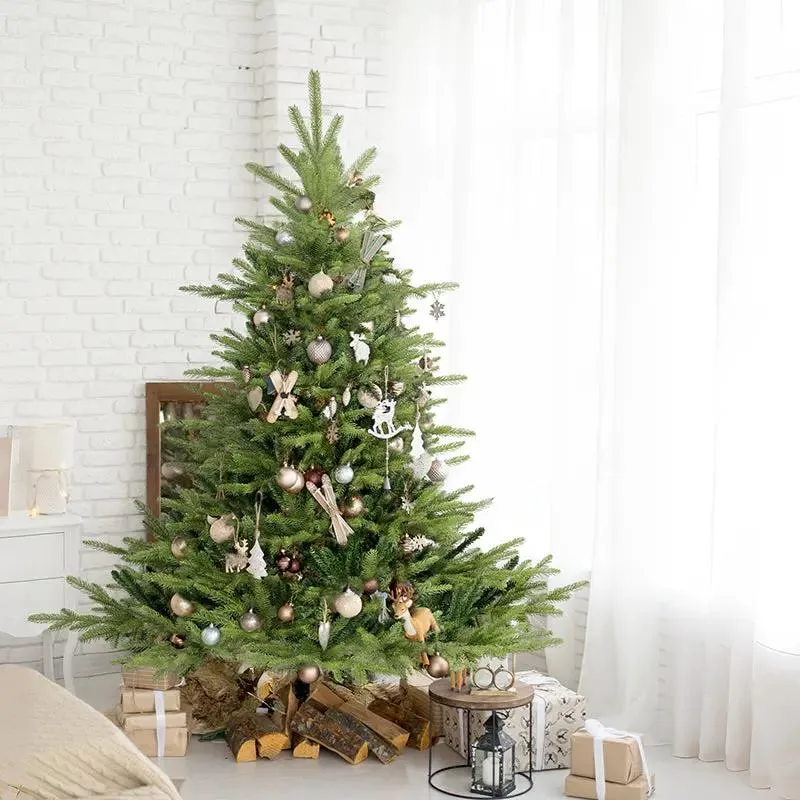 Salcar 120/150 cm Künstlicher Weihnachtsbaum, Fichte, mit 924/1372 PE-Zweige und 116/266 PVC-Zweige